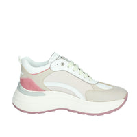 JANET & JANET Donna Sneakers bassa J-062 Beige/Bianco