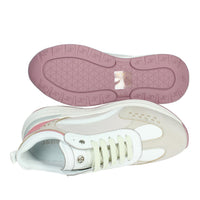 JANET & JANET Donna Sneakers bassa J-062 Beige/Bianco