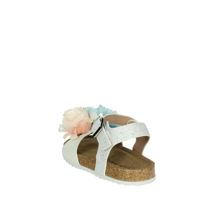 GAELLE PARIS Bambine e ragazze Sandali bassi GT0027S Bianco/Azzurro