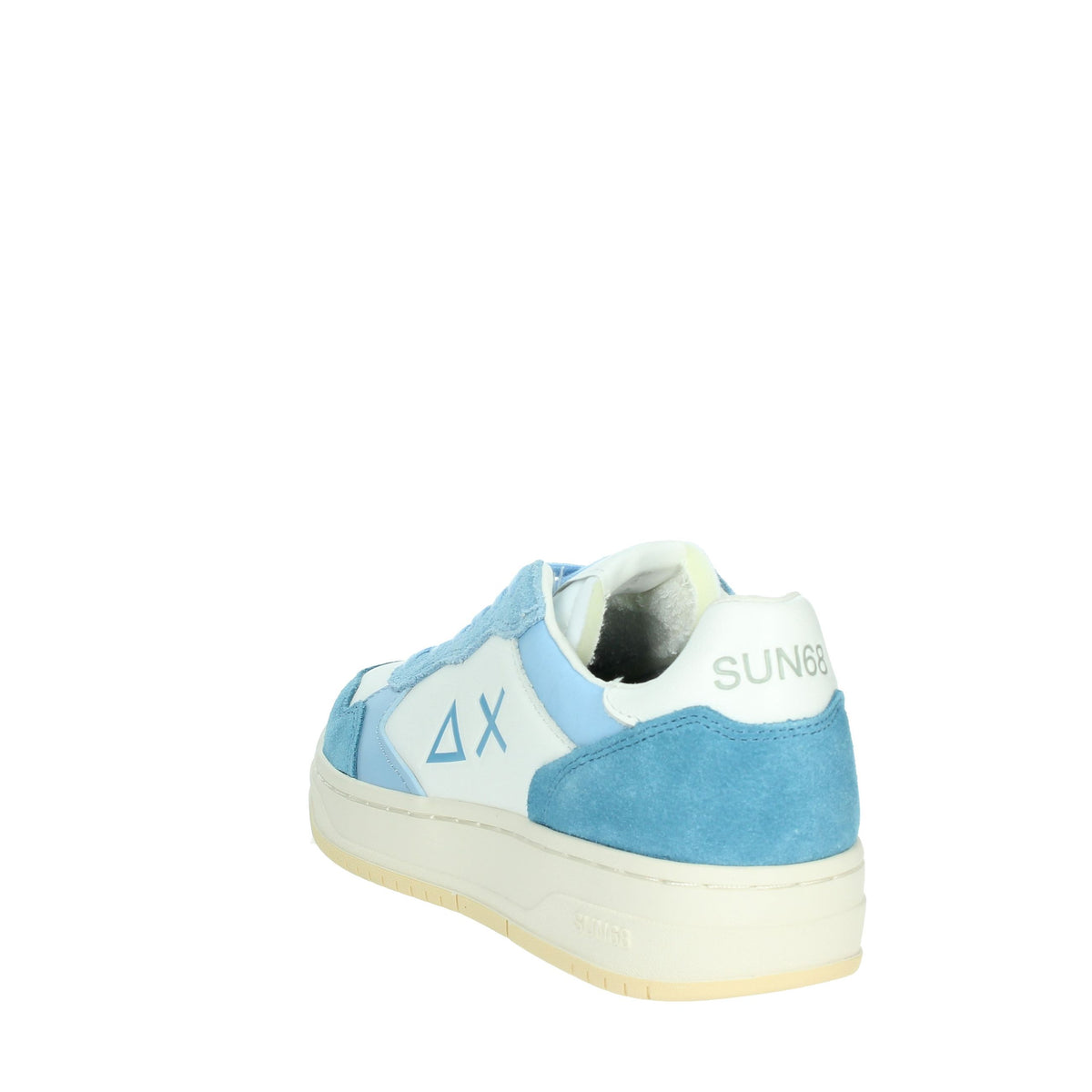SUN68 Bambini e ragazzi Sneakers bassa Z35348T Bianco/Celeste
