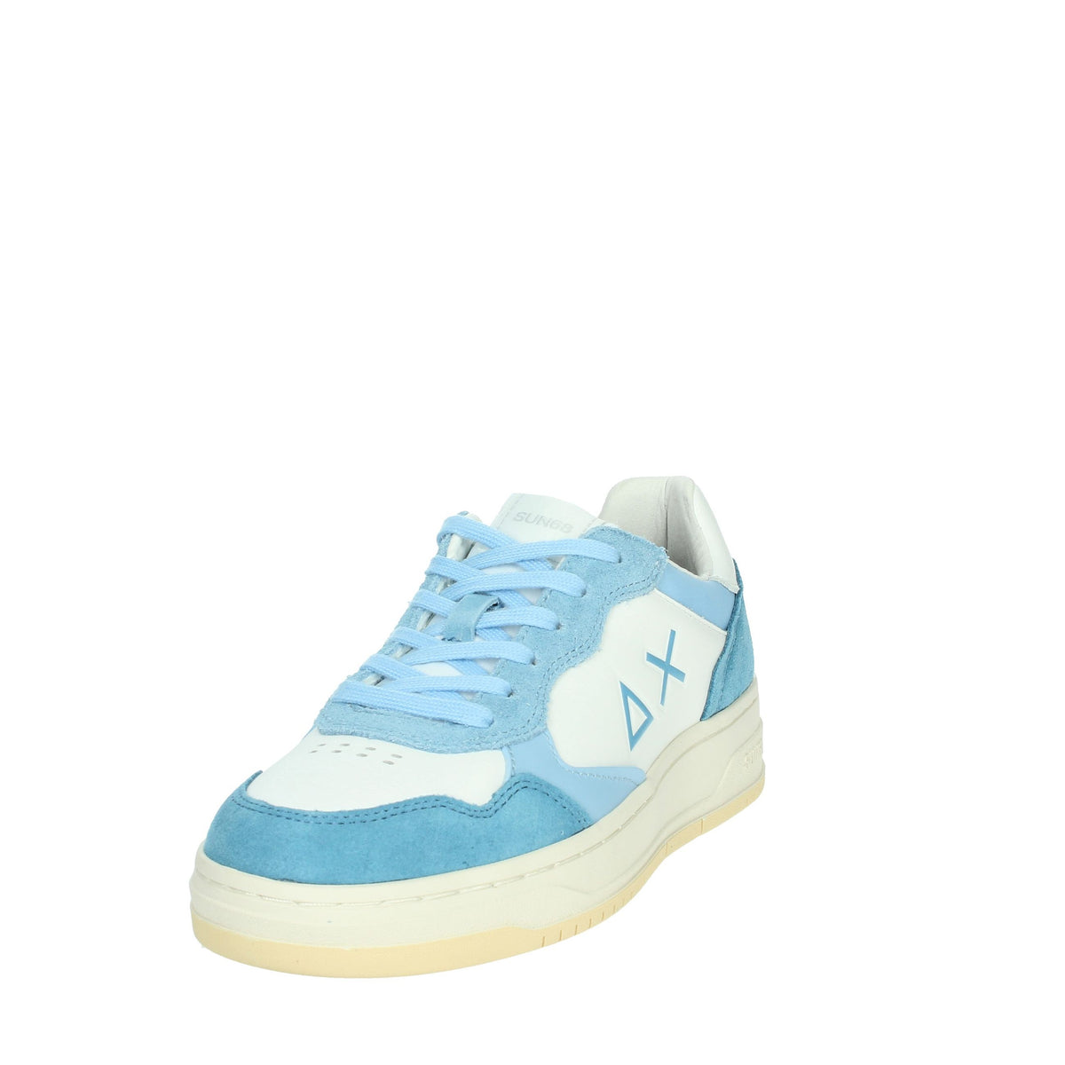 SUN68 Bambini e ragazzi Sneakers bassa Z35348T Bianco/Celeste