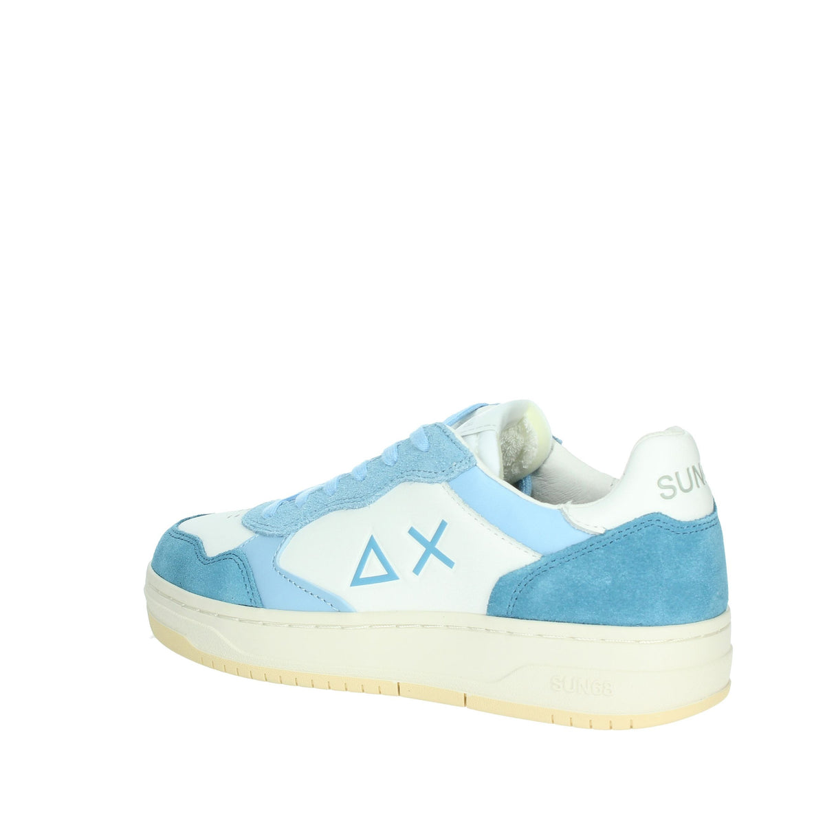 SUN68 Bambini e ragazzi Sneakers bassa Z35348T Bianco/Celeste