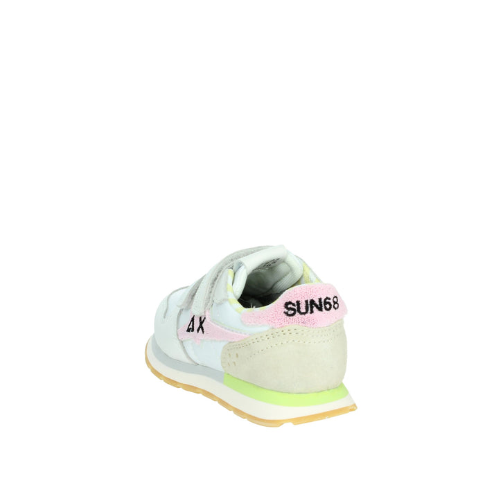 SUN68 Bambine e ragazze Sneakers bassa Z35415B Bianco/Rosa