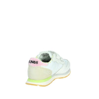SUN68 Bambine e ragazze Sneakers bassa Z35415B Bianco/Rosa
