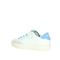 SUN68 Bambini e ragazzi Sneakers bassa Z35340K Bianco/Celeste