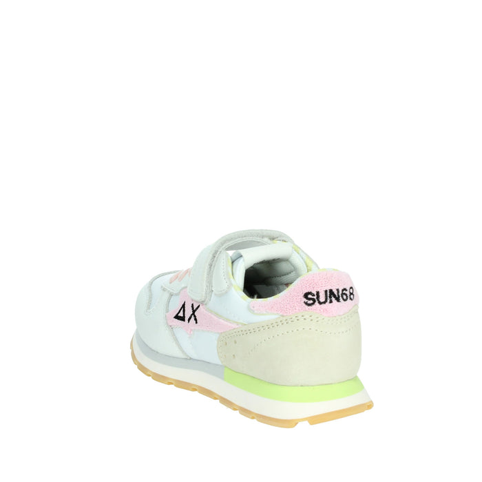 SUN68 Bambine e ragazze Sneakers bassa Z35415K Bianco/Rosa