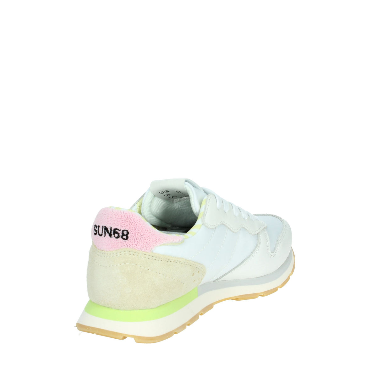 SUN68 Bambine e ragazze Sneakers bassa Z35415T Bianco/Rosa