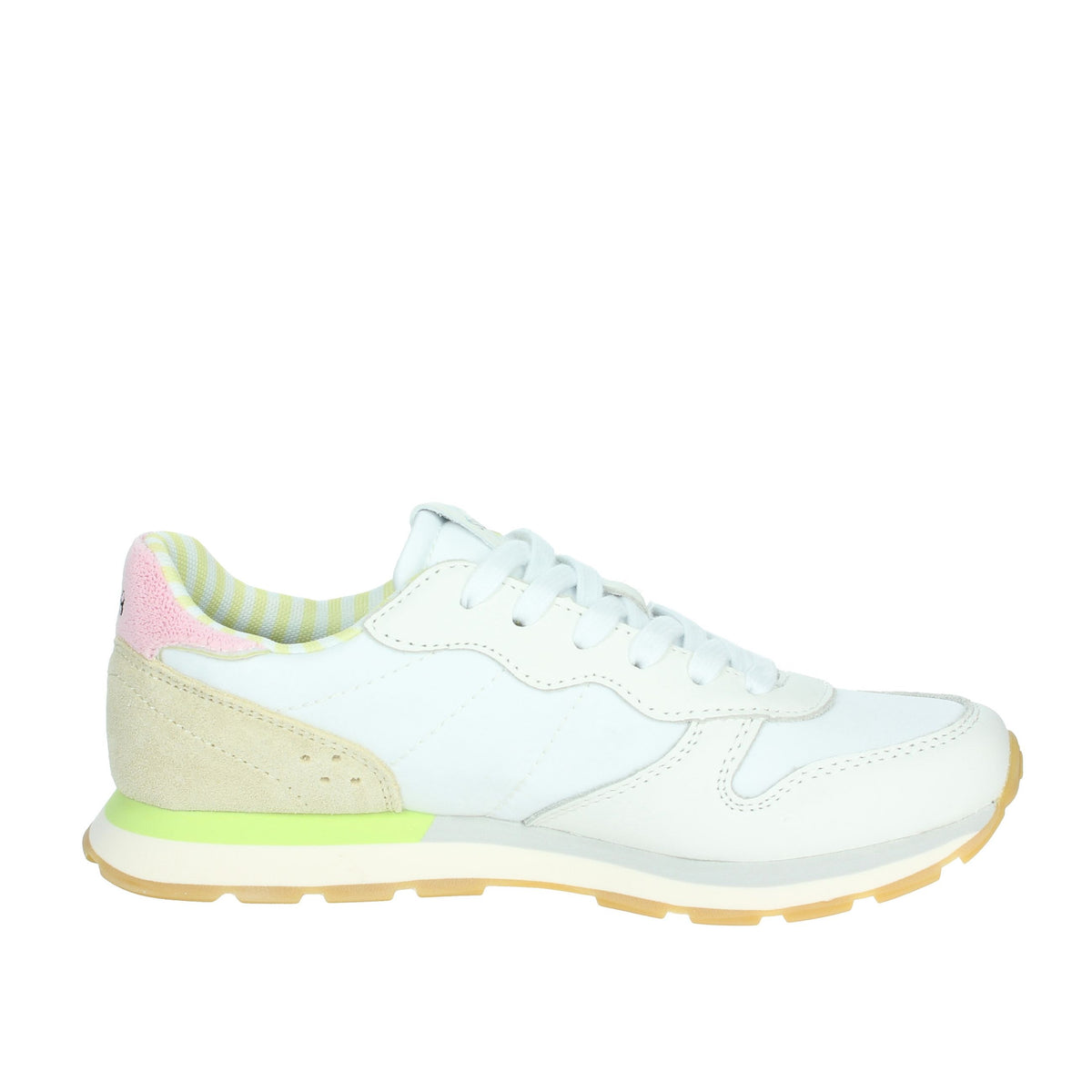SUN68 Bambine e ragazze Sneakers bassa Z35415T Bianco/Rosa