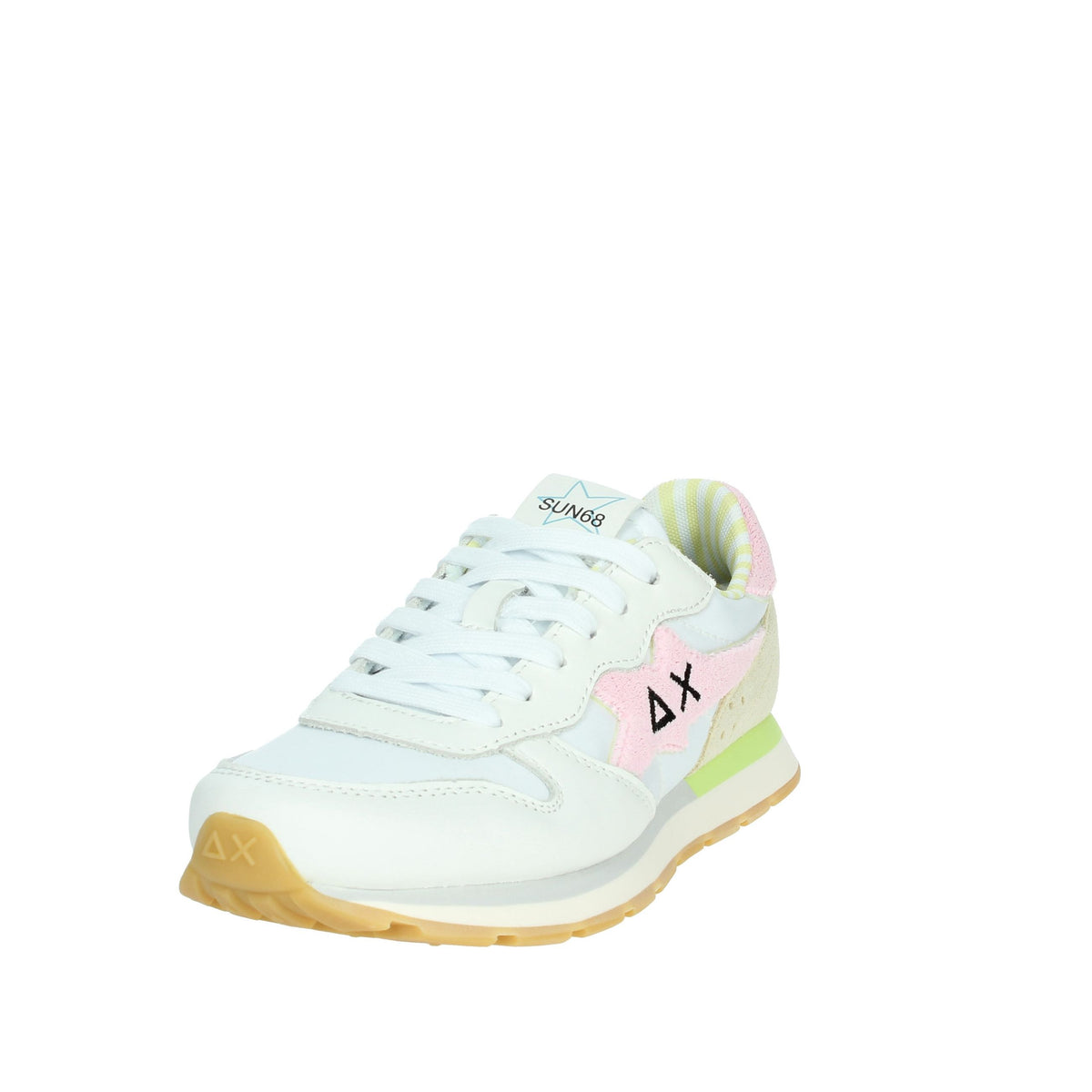 SUN68 Bambine e ragazze Sneakers bassa Z35415T Bianco/Rosa