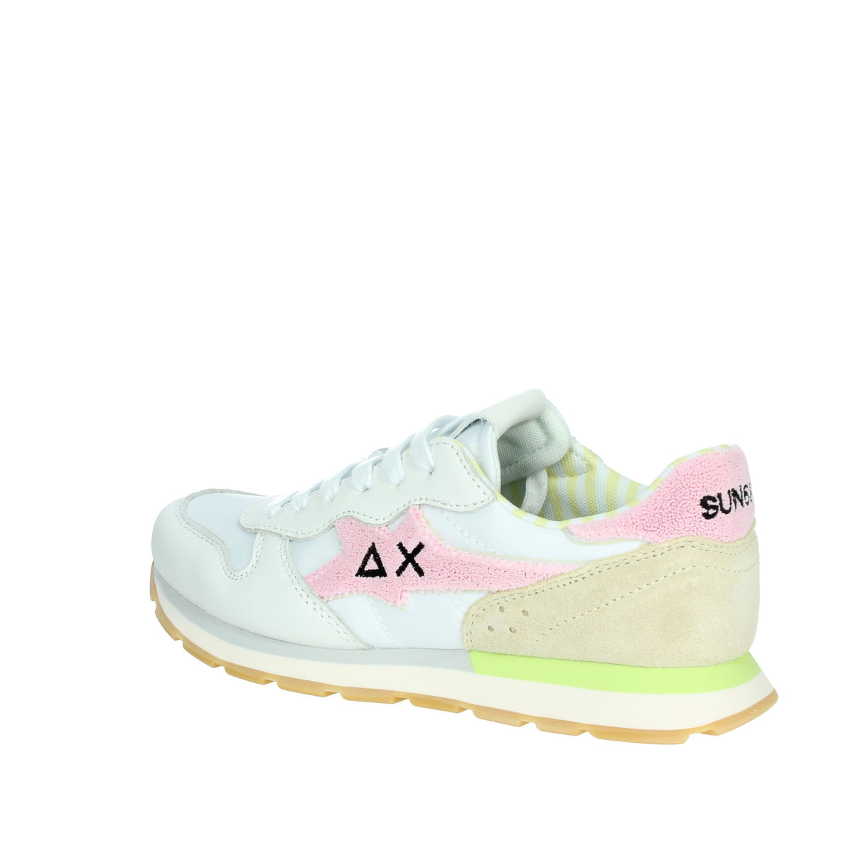 SUN68 Bambine e ragazze Sneakers bassa Z35415T Bianco/Rosa