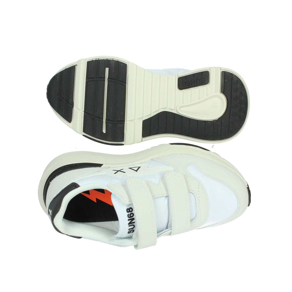 SUN68 Bambini e ragazzi Sneakers bassa Z35320K Bianco