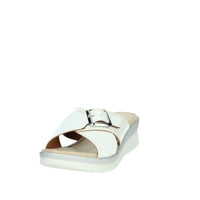 Valleverde Donna Ciabatte con zeppa 52100 Bianco