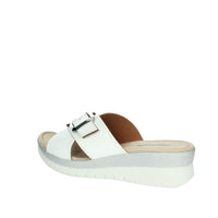 Valleverde Donna Ciabatte con zeppa 52100 Bianco