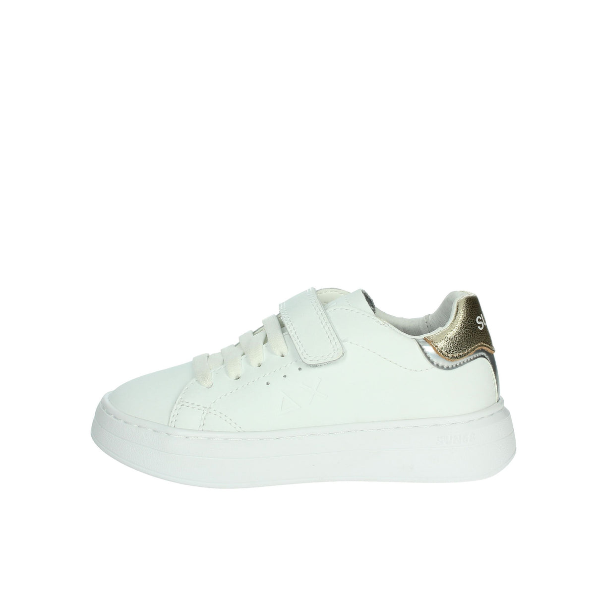 SUN68 Bambine e ragazze Sneakers bassa Z35426K Bianco/Oro