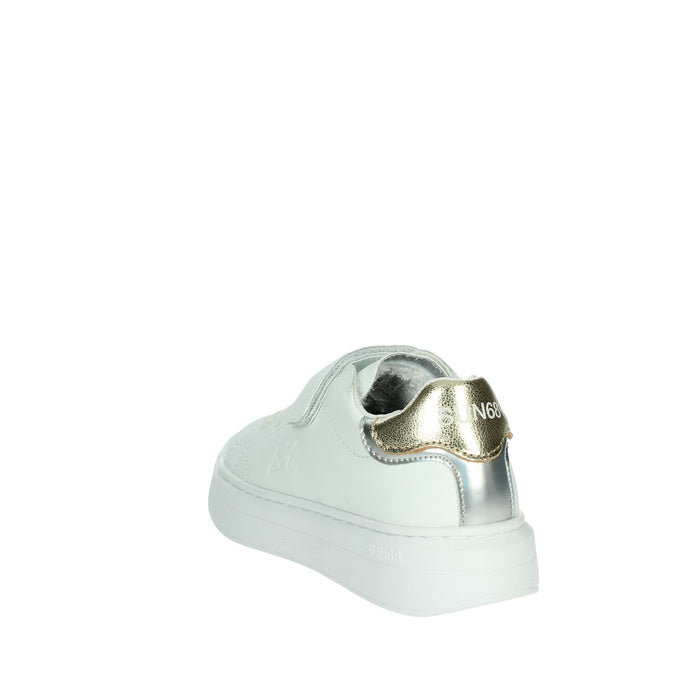 SUN68 Bambine e ragazze Sneakers bassa Z35426K Bianco/Oro