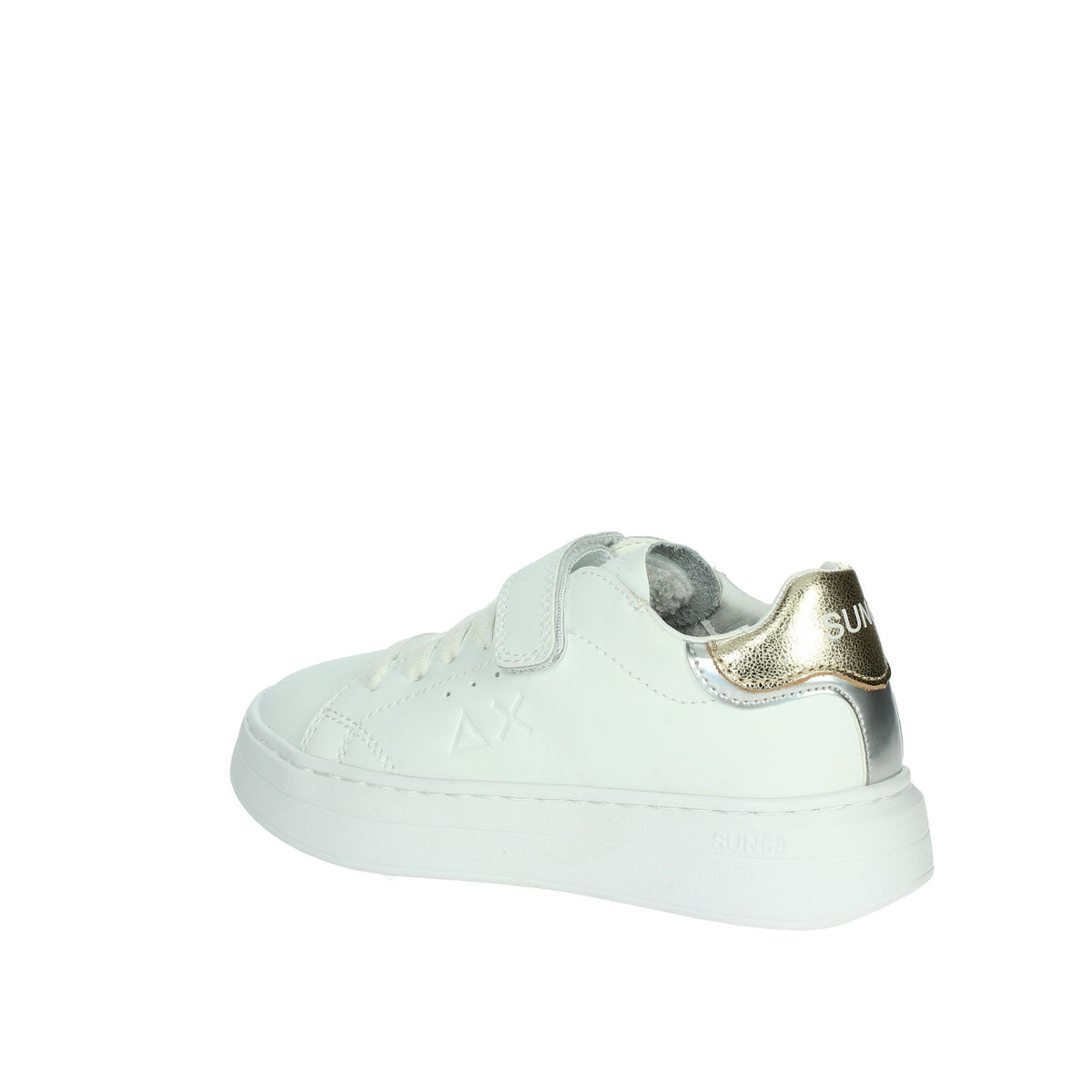 SUN68 Bambine e ragazze Sneakers bassa Z35426K Bianco/Oro
