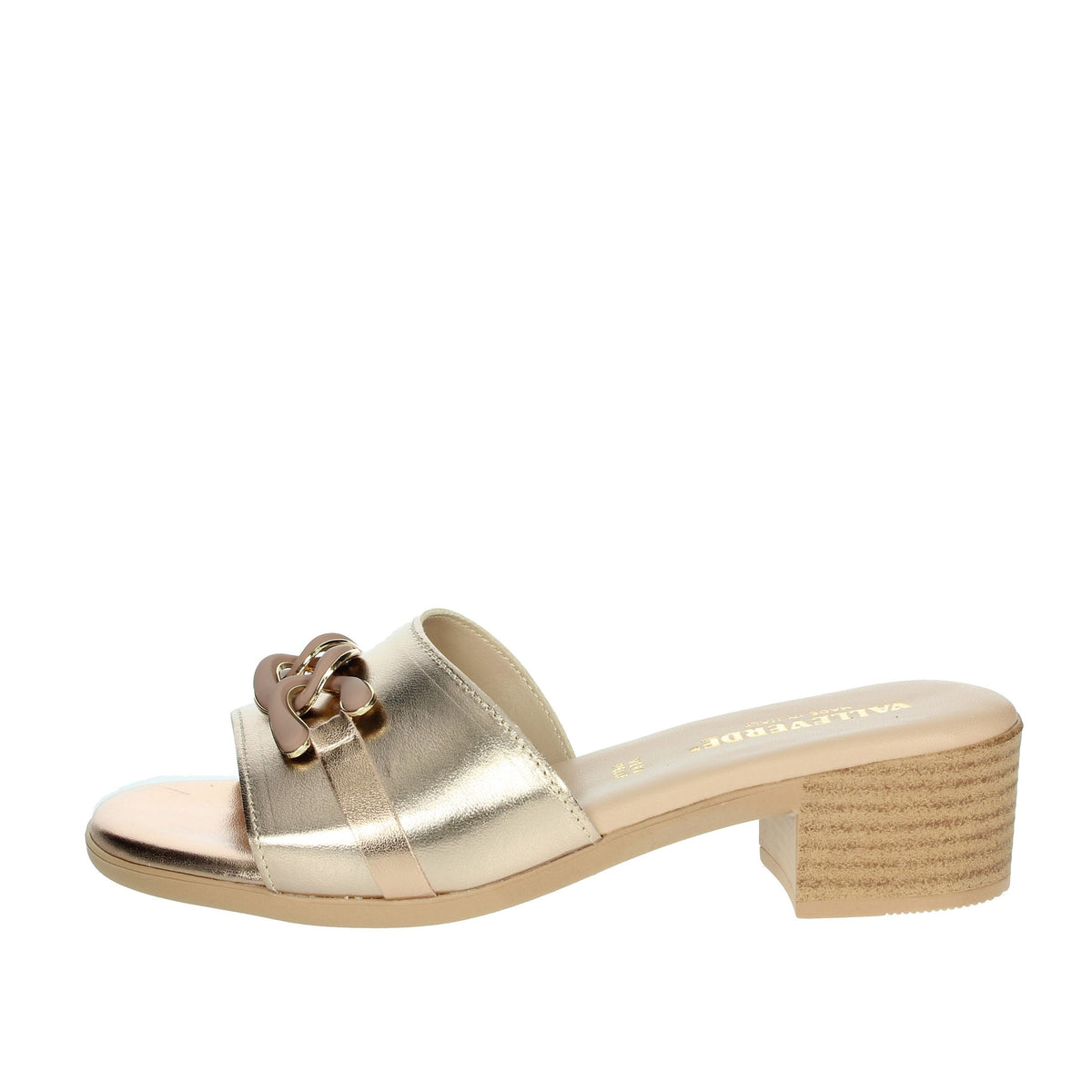 Valleverde Donna Ciabatte con tacco 63010 Rame
