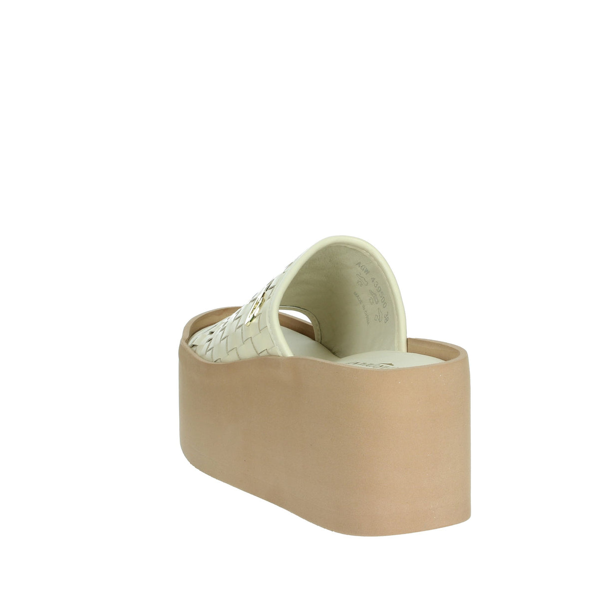 Alberto Guardiani Donna Ciabatte con zeppa AGW439500 Beige