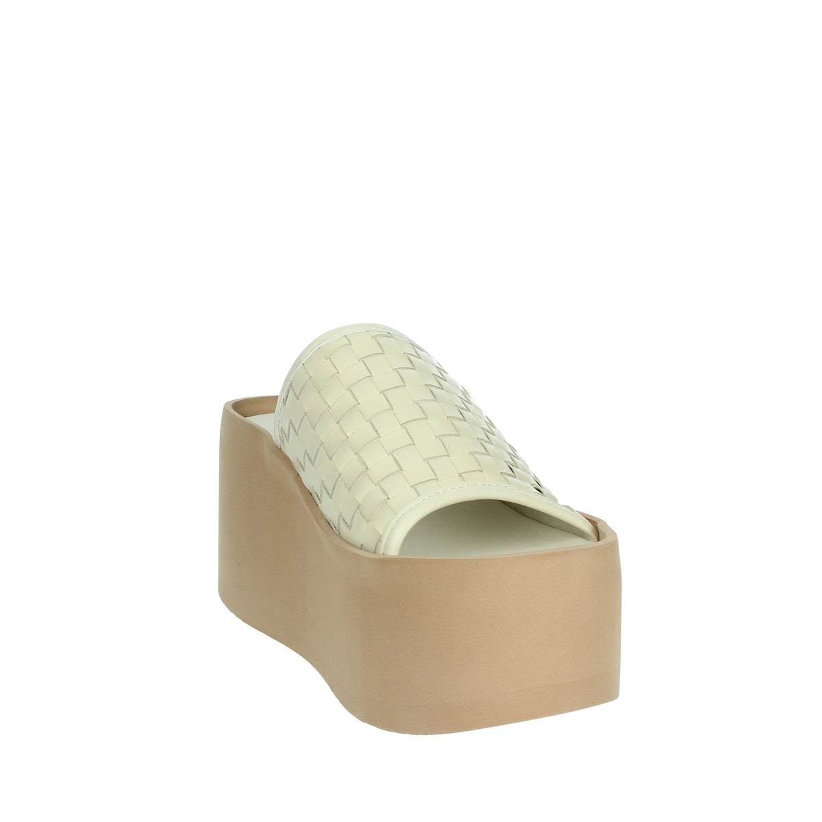 Alberto Guardiani Donna Ciabatte con zeppa AGW439500 Beige
