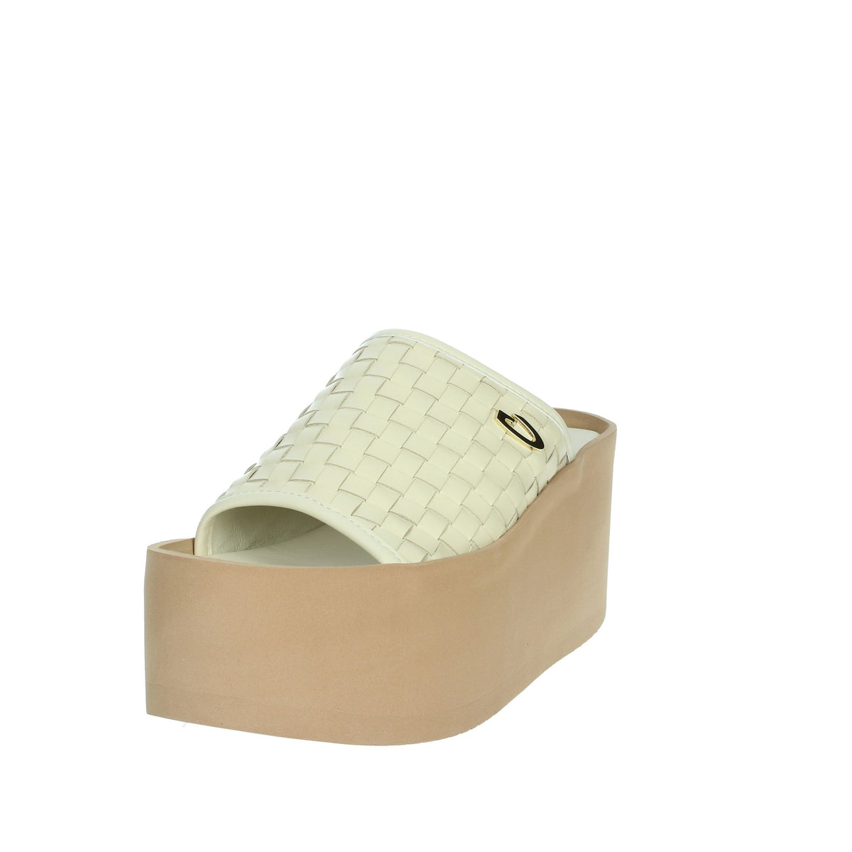 Alberto Guardiani Donna Ciabatte con zeppa AGW439500 Beige