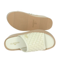 Alberto Guardiani Donna Ciabatte con zeppa AGW439500 Beige