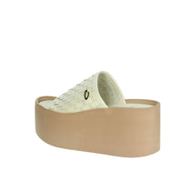 Alberto Guardiani Donna Ciabatte con zeppa AGW439500 Beige