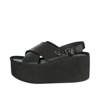 Alberto Guardiani Donna Sandali con zeppa AGW439703 Nero