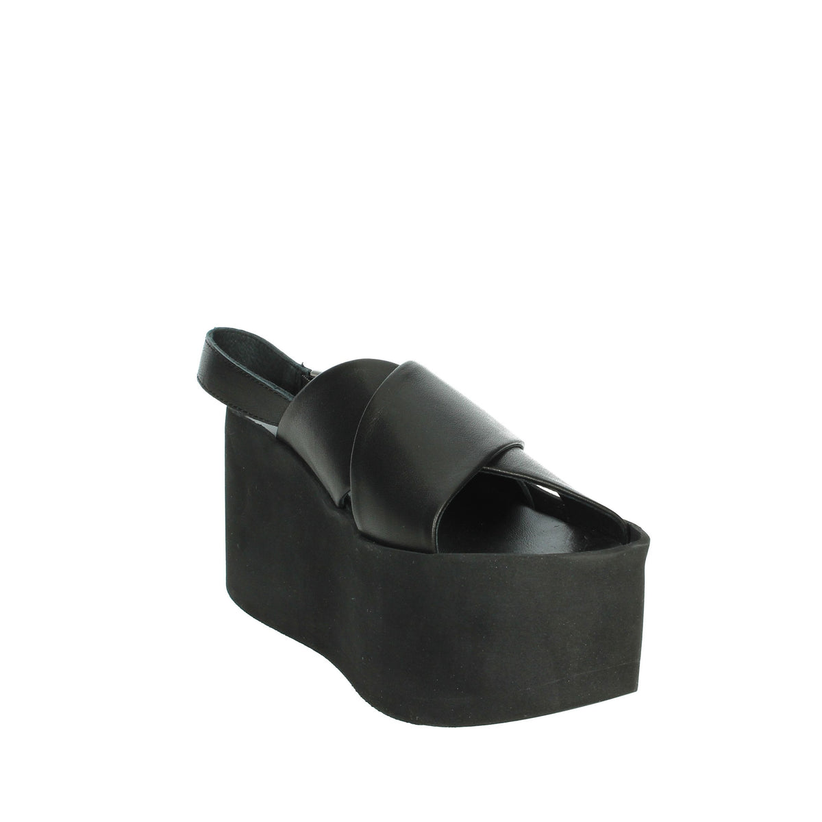 Alberto Guardiani Donna Sandali con zeppa AGW439703 Nero