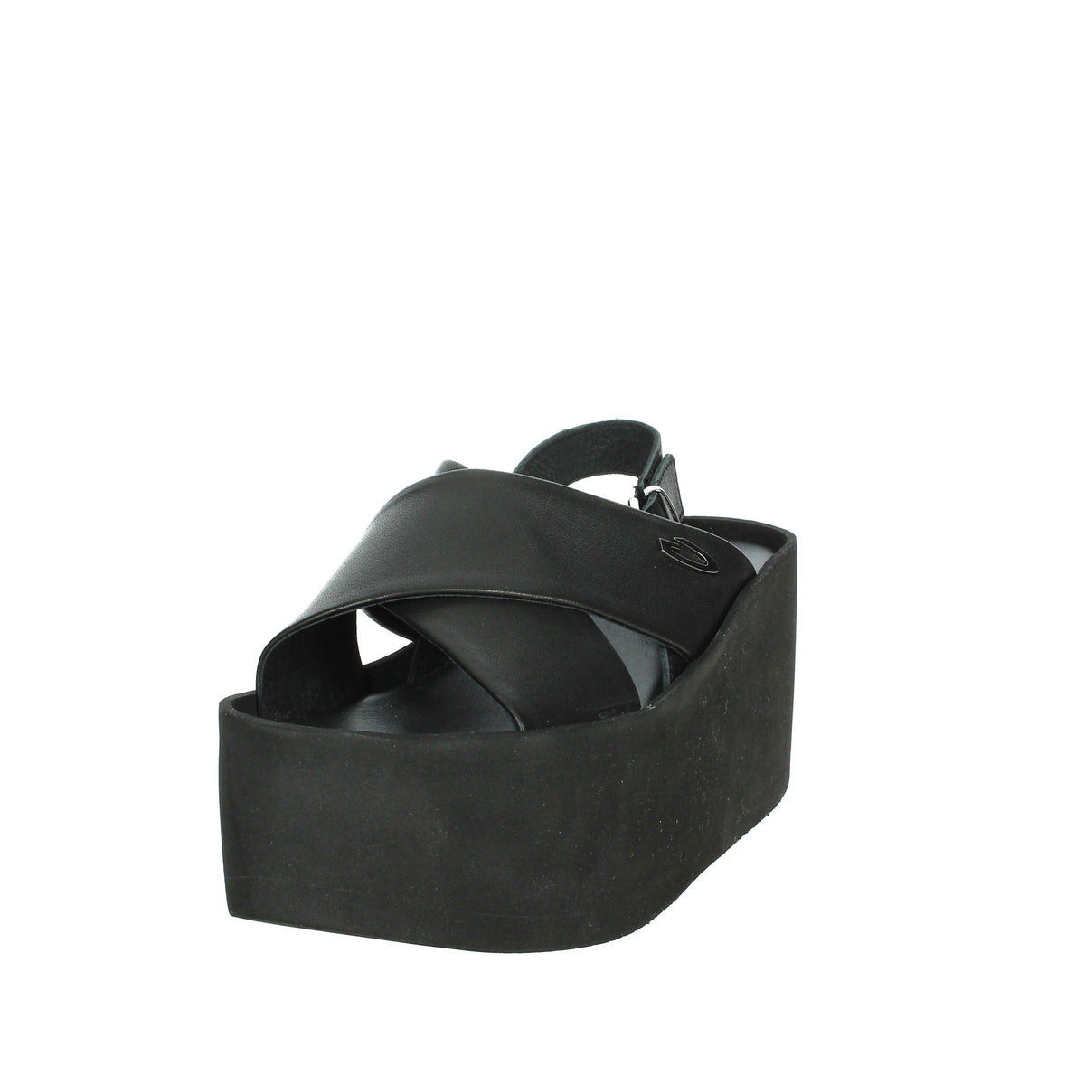 Alberto Guardiani Donna Sandali con zeppa AGW439703 Nero