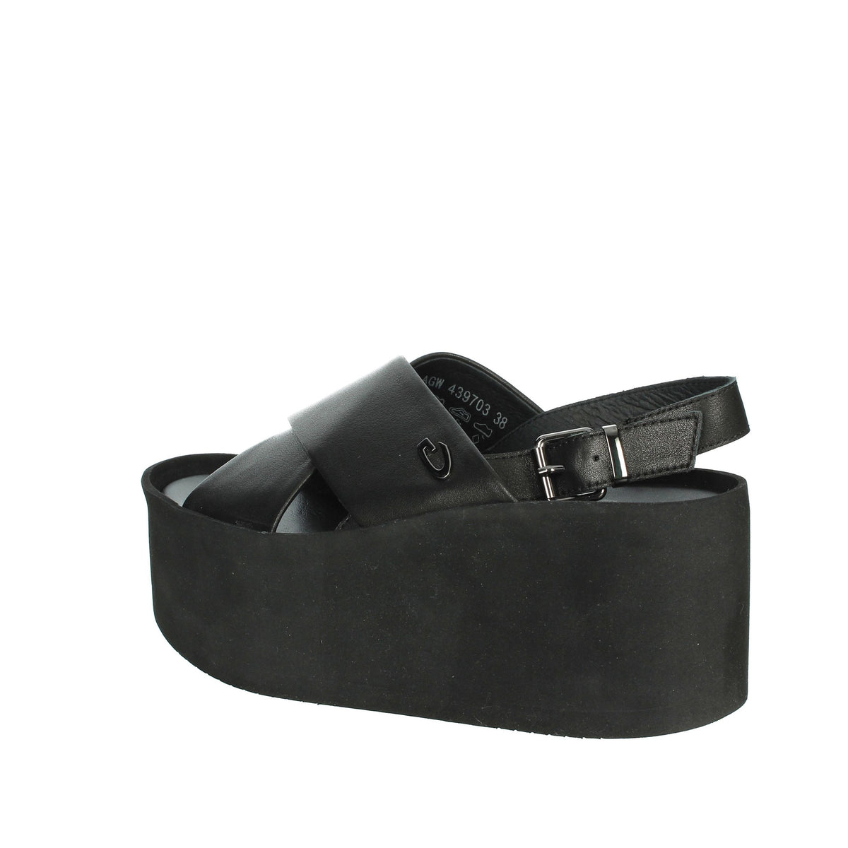 Alberto Guardiani Donna Sandali con zeppa AGW439703 Nero