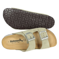 BIONATURA Unisex adulto Ciabatte basse 11THESIRX-I-SCTP Taupe