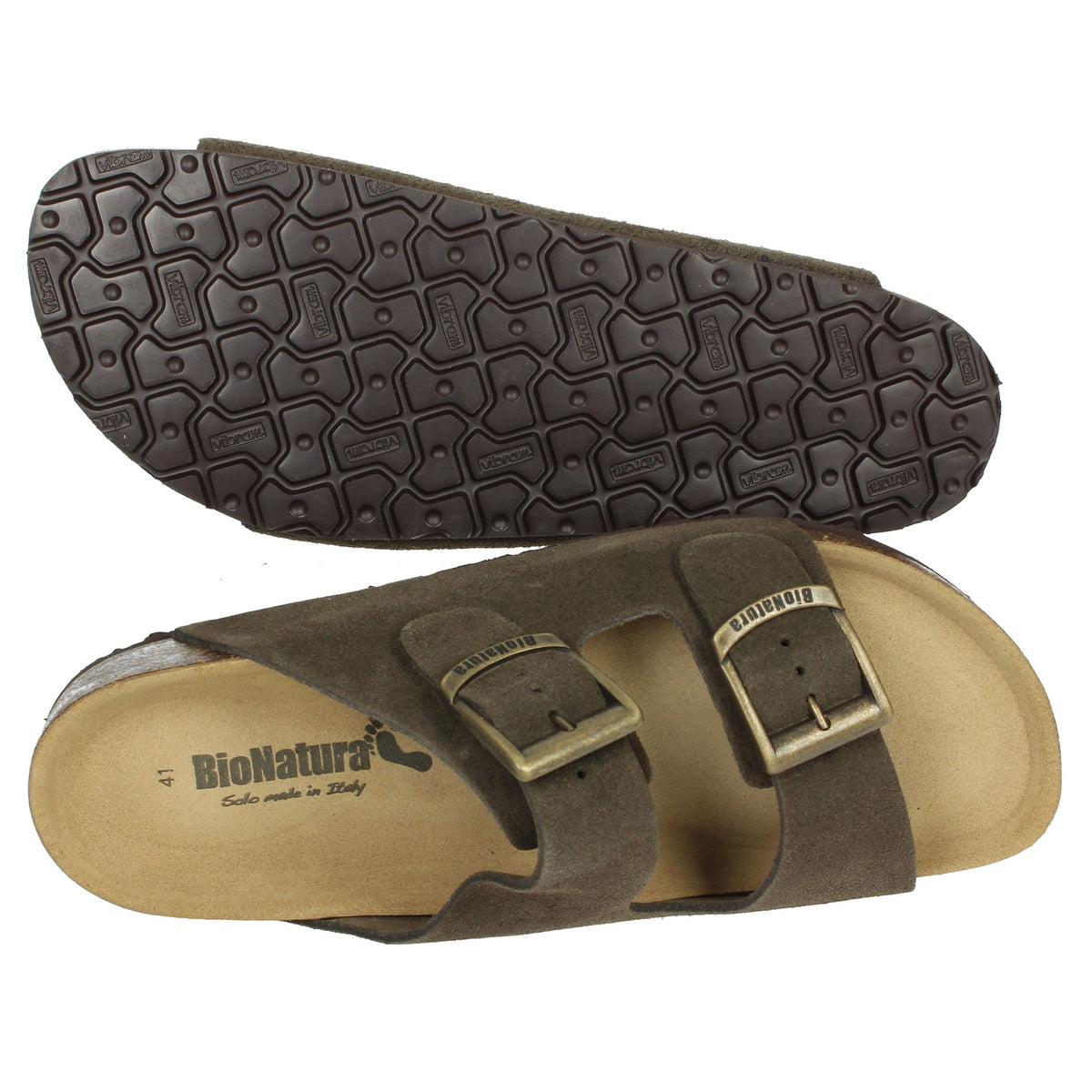 BIONATURA Unisex adulto Ciabatte basse 11THESIRX-I-SCCF Marrone