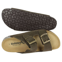 BIONATURA Unisex adulto Ciabatte basse 11THESIRX-I-SCCF Marrone