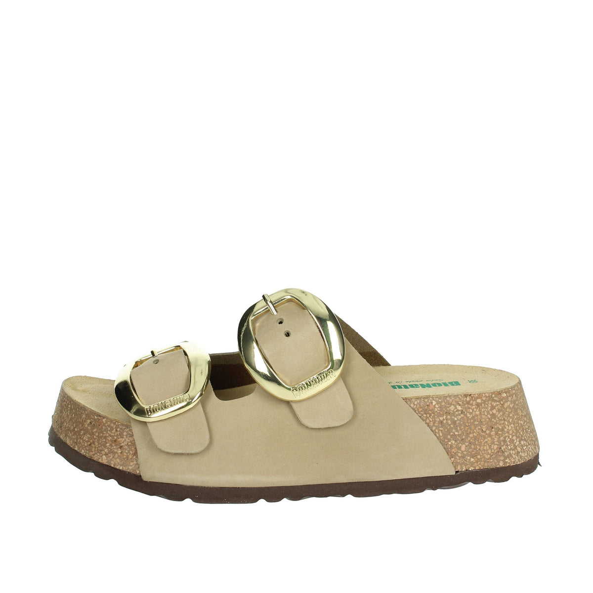 BIONATURA Donna Ciabatte con zeppa A21THESIH-I-NBSB Beige