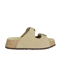 BIONATURA Donna Ciabatte con zeppa A21THESIH-I-NBSB Beige