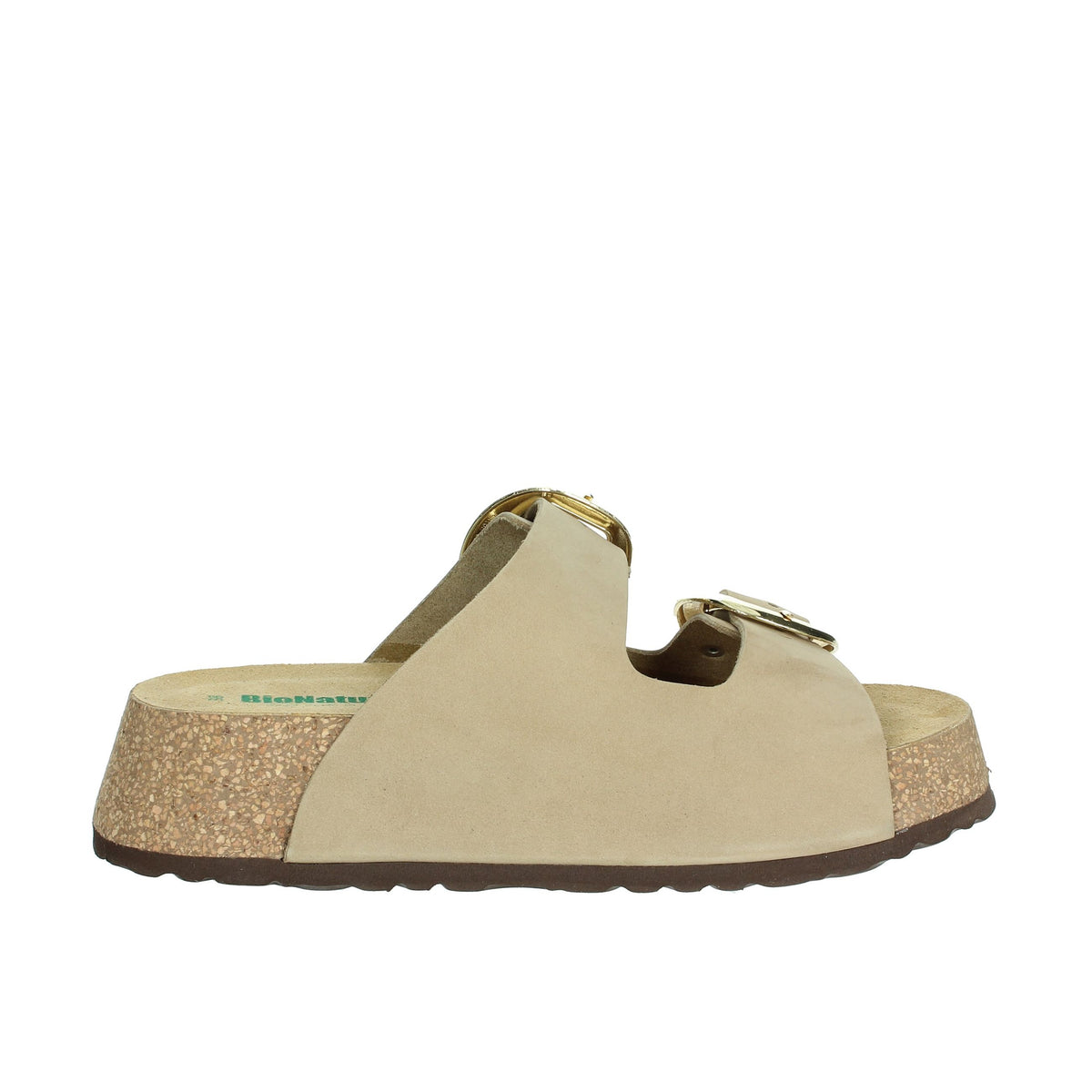 BIONATURA Donna Ciabatte con zeppa A21THESIH-I-NBSB Beige