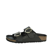 BIONATURA Donna Ciabatte basse 11THESRL-IV-TONR Nero