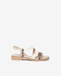 NERO GIARDINI Donna Sandali bassi E513418D Bianco/Beige