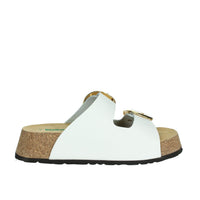 BIONATURA Donna Ciabatte con zeppa A21THESIH-I-BYBC Bianco