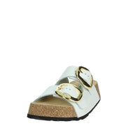 BIONATURA Donna Ciabatte con zeppa A21THESIH-I-BYBC Bianco