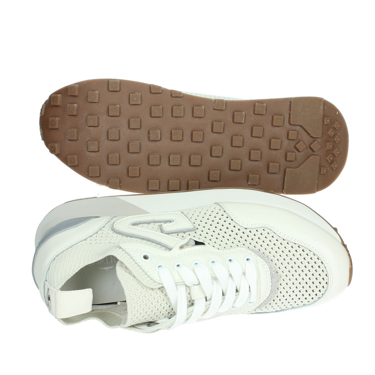 Alberto Guardiani Donna Sneakers bassa AGW437600 Panna