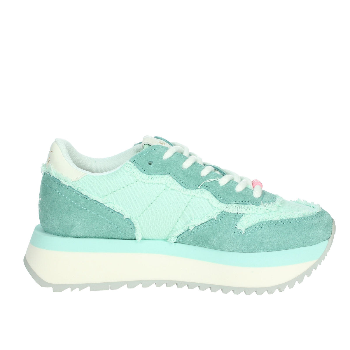 SUN68 Donna Sneakers bassa Z35216 Verde Acqua