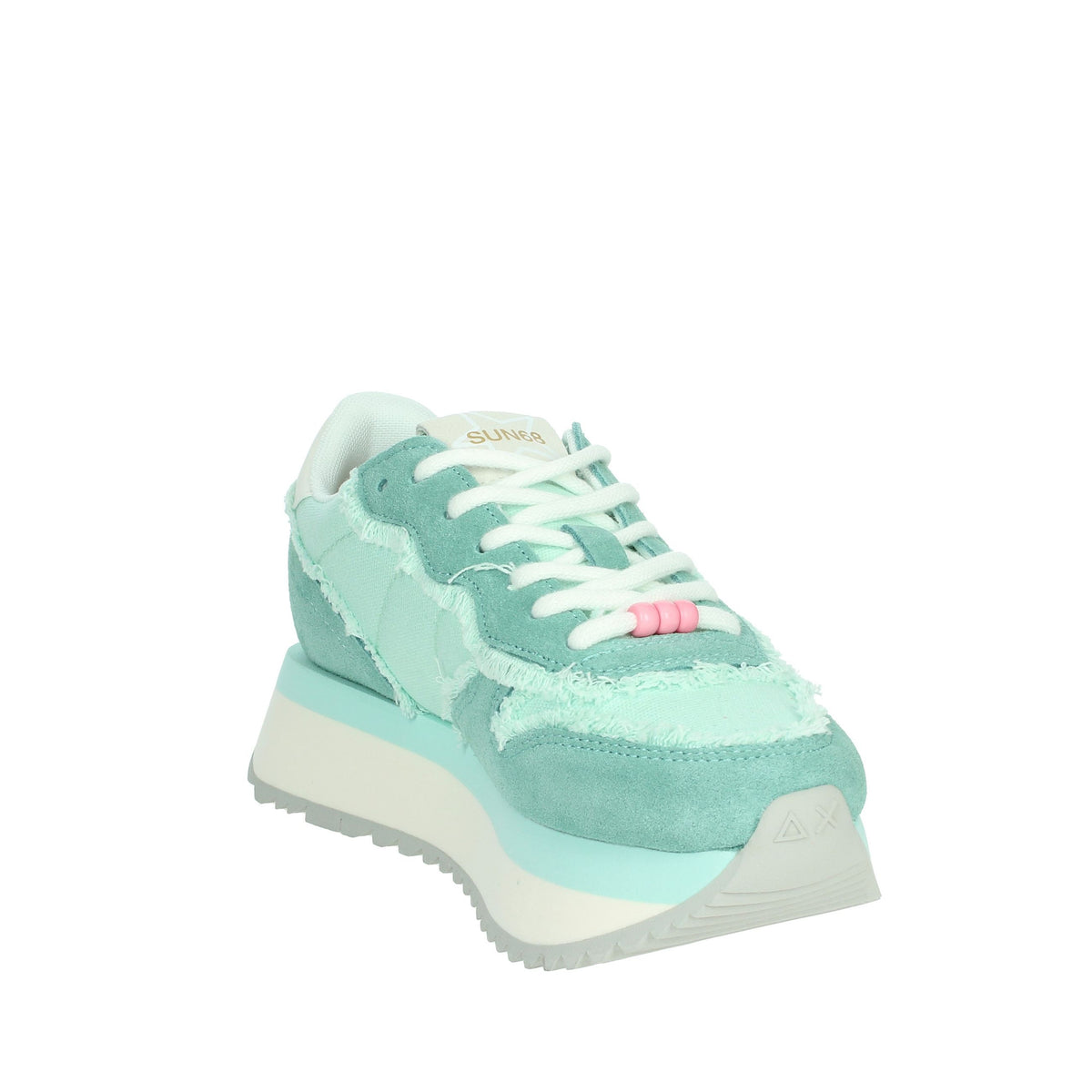 SUN68 Donna Sneakers bassa Z35216 Verde Acqua