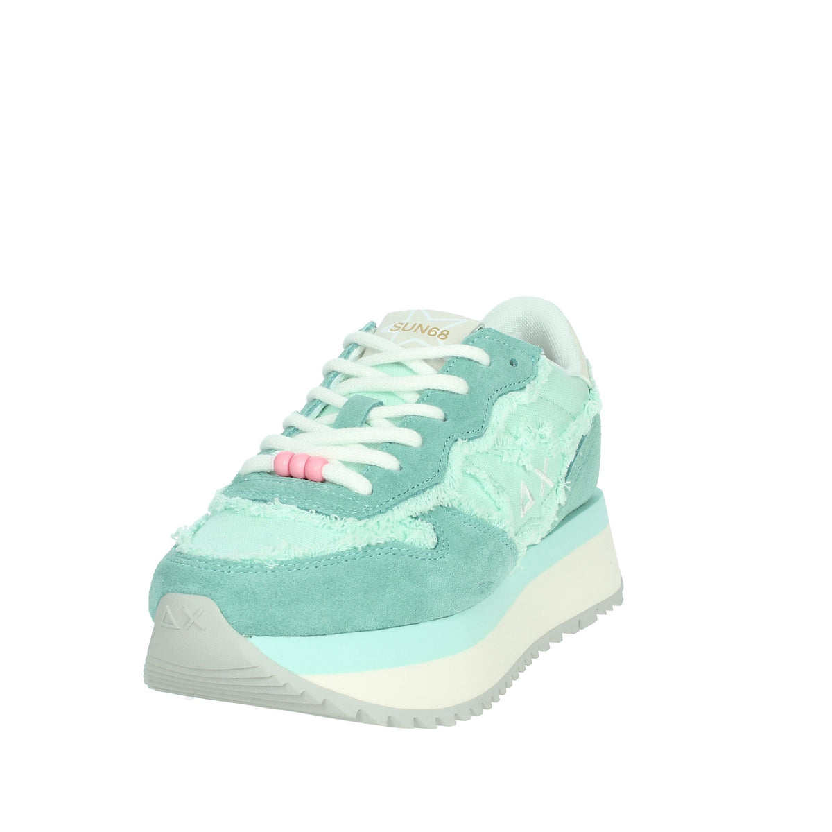 SUN68 Donna Sneakers bassa Z35216 Verde Acqua