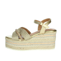 IKAROS Donna Sandali con zeppa P2544 Oro
