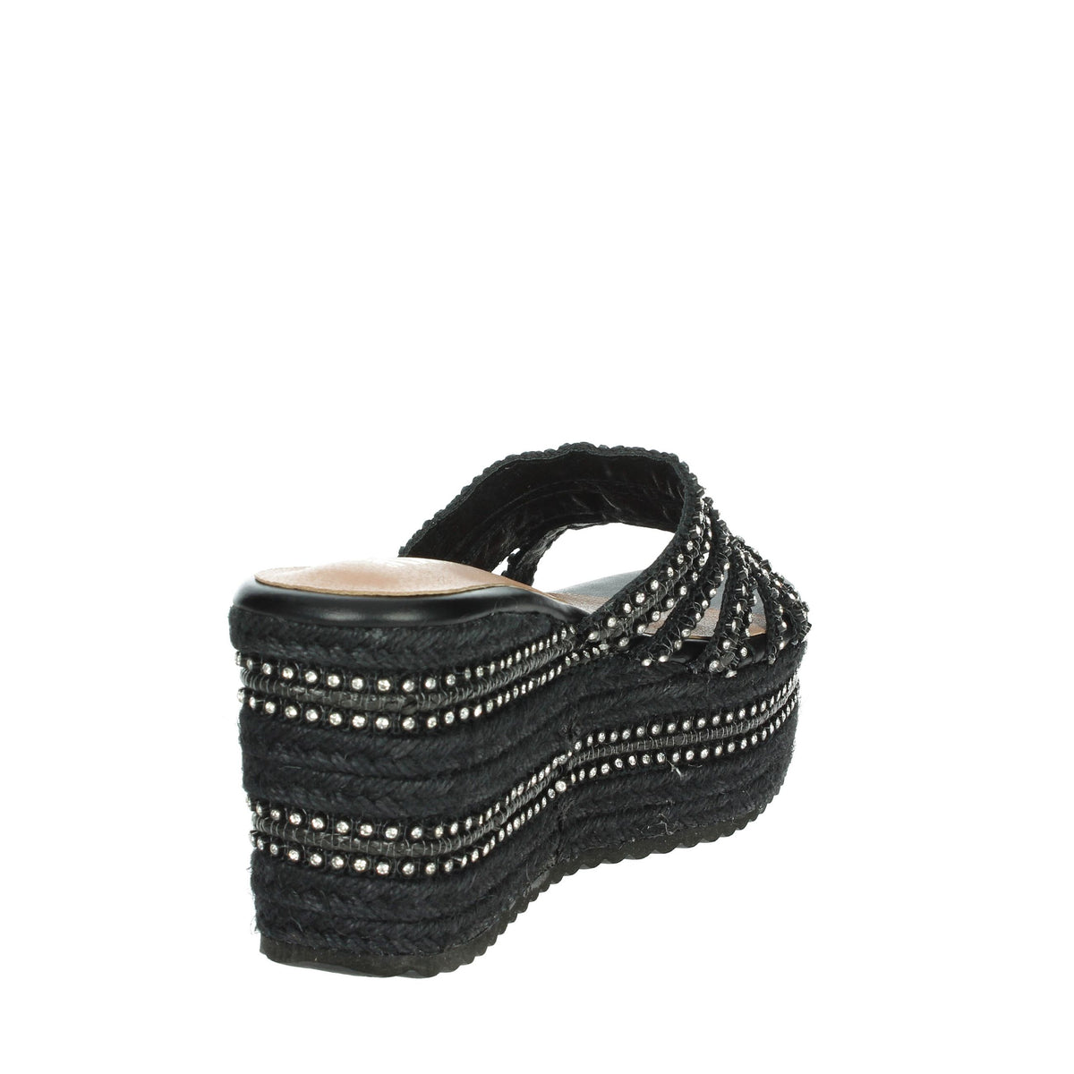IKAROS Donna Ciabatte con zeppa P2540 Nero