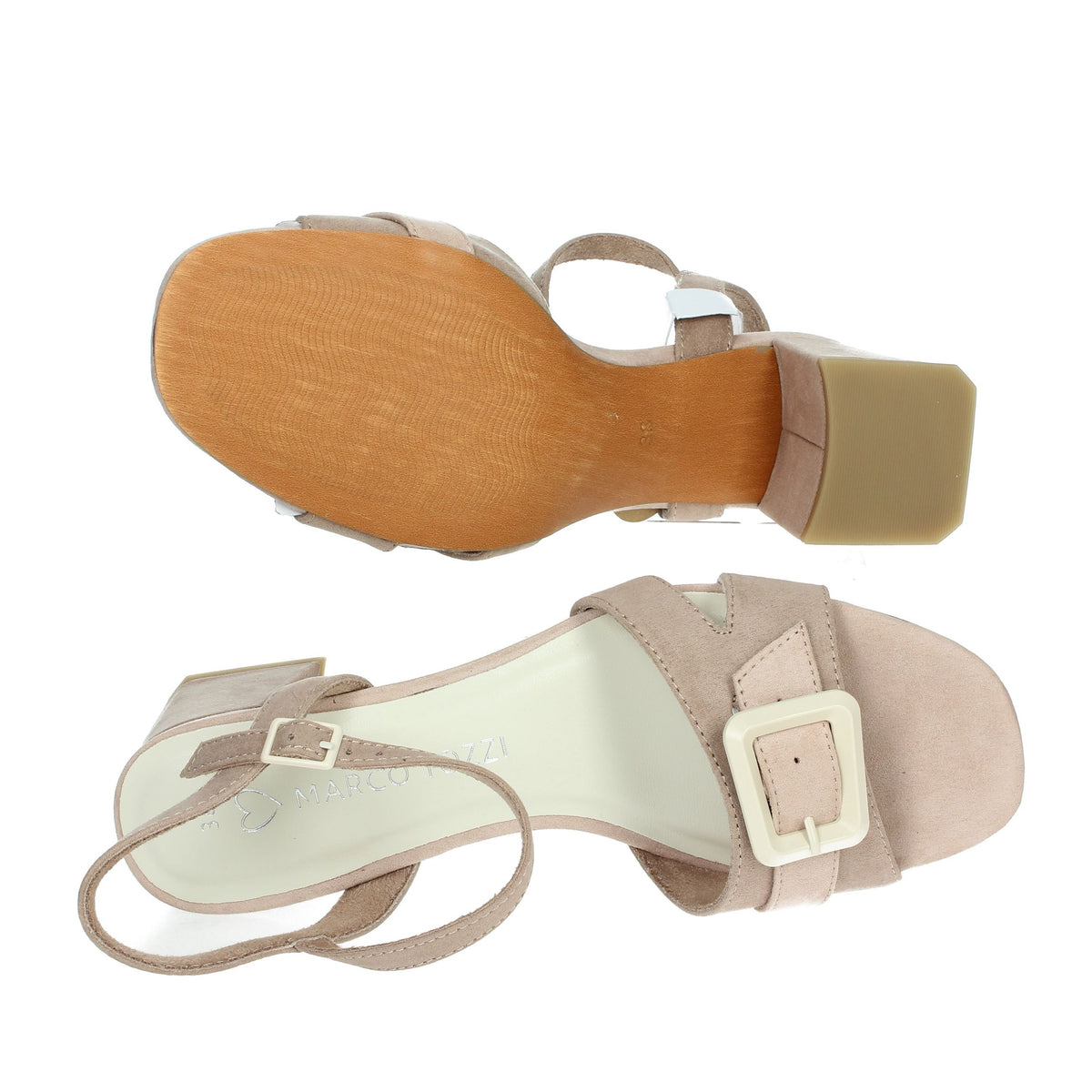 Marco Tozzi Donna Sandali con tacco 2-28387-44 Cipria