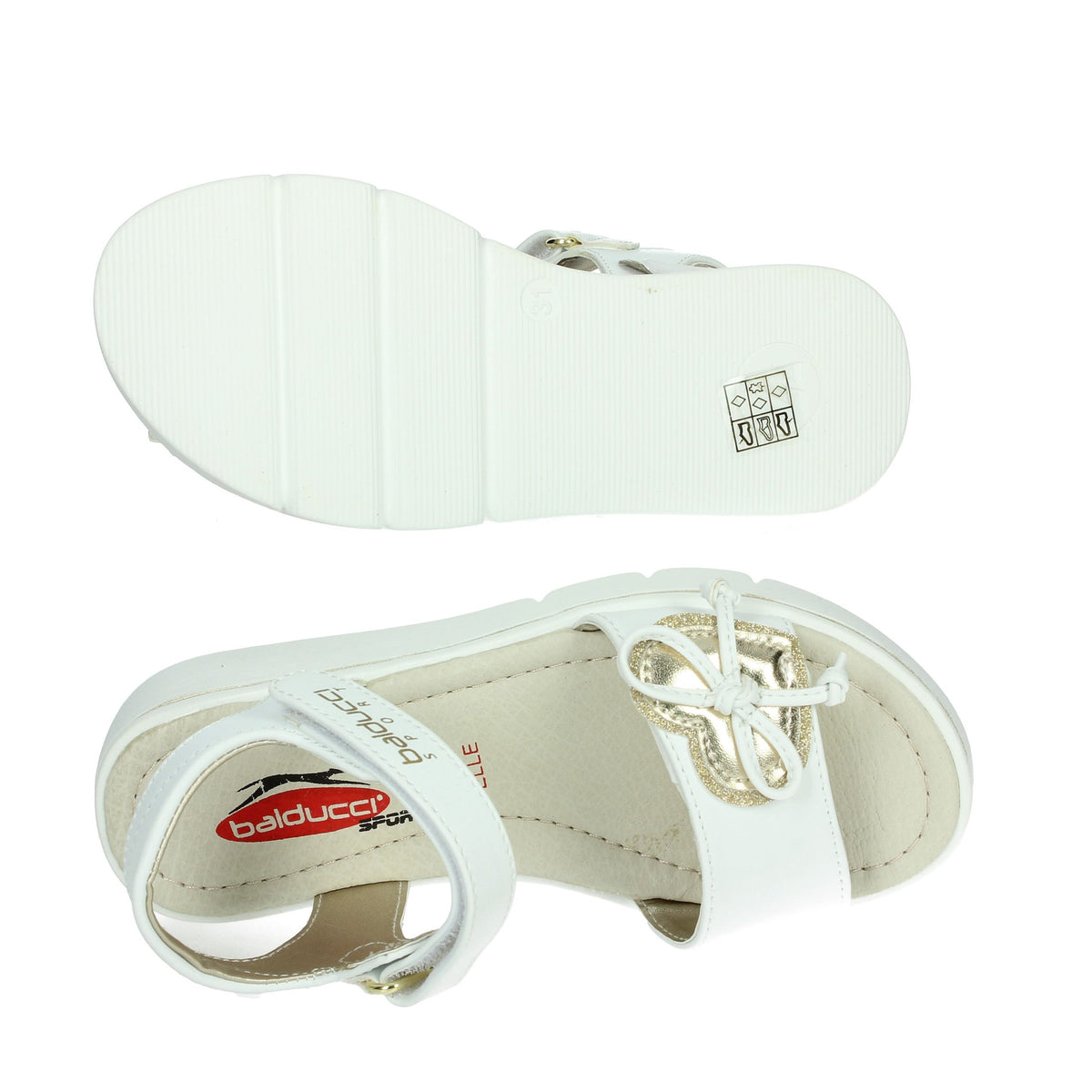 BALDUCCI SPORT Bambine e ragazze Sandali bassi BS5741 Bianco