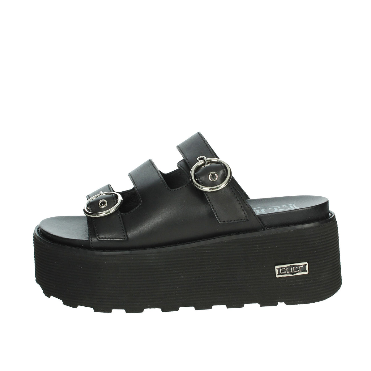 Cult Donna Ciabatte con zeppa CLW447300 Nero