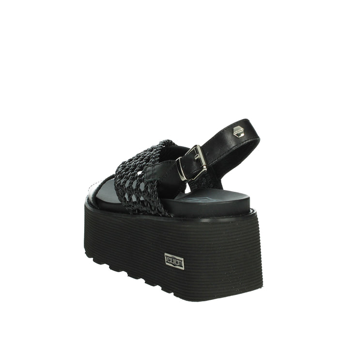 Cult Donna Sandali con zeppa CLW389102 Nero